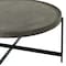 Alaterre Furniture Brookline 42" Round Wood with Concrete-Coating Coffee Table AWBL42CC - alternate 2